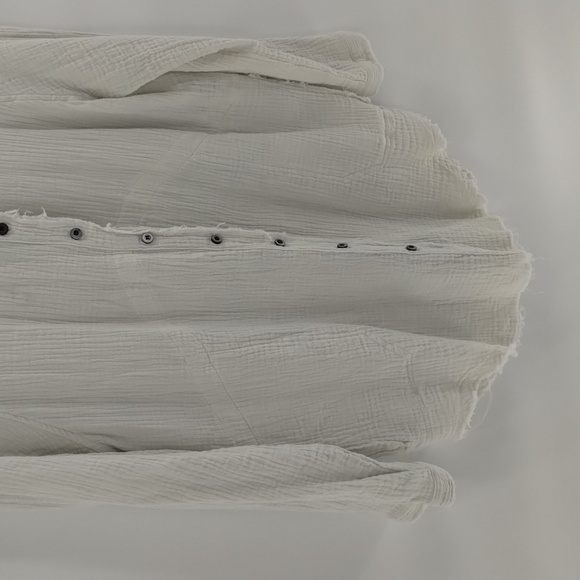 URBAN DAIZY Ud oversized gauze button front cotton w pockets size medium - Picture 4 of 10